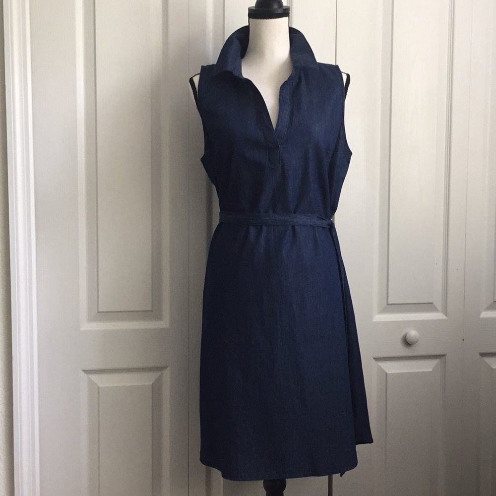 Sleeveless Jeans Dress